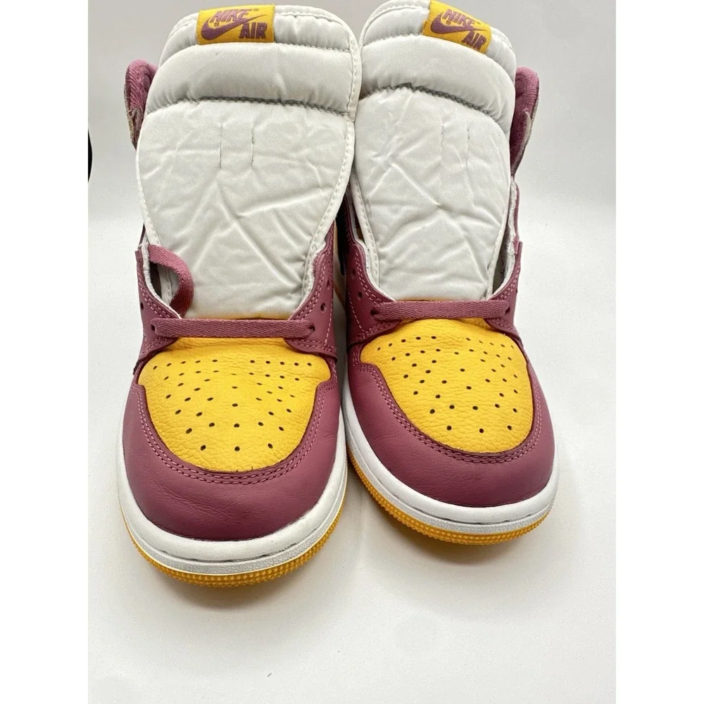 Nike Air Jordan 1 Retro High OG Brotherhood 2022 Men's Sneakers White Purple